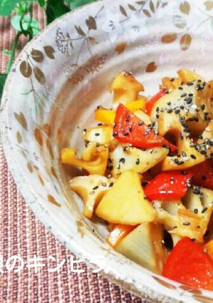 シャキシャキ蓮根のキンピラ-レシピのメイン写真