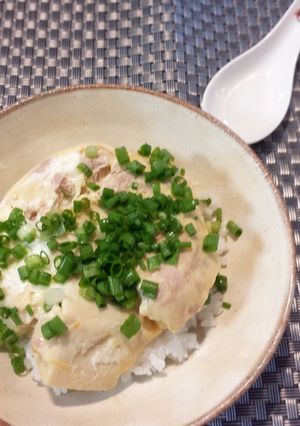 レンジで簡単♪高野豆腐とツナの卵とじ丼-レシピのメイン写真