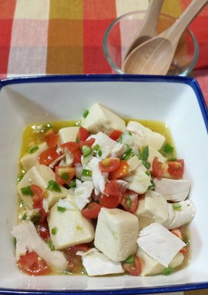 ささみと高野豆腐のサルサ和え-レシピのメイン写真