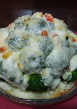 ブロッコリー（カリフラワー）の丸焼き-レシピのメイン写真
