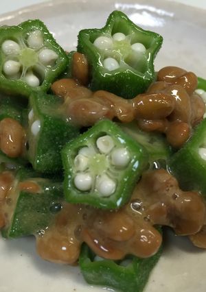 簡単‼オクラ納豆-レシピのメイン写真