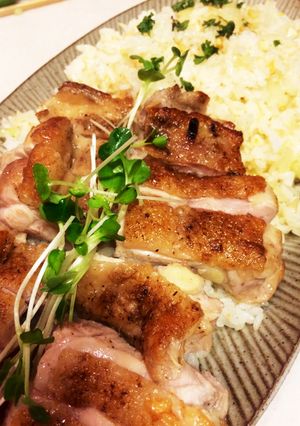 残りご飯で♡ガーリックチキンライス-レシピのメイン写真