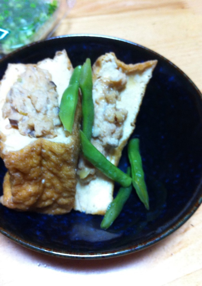 厚揚げの肉詰め-レシピのメイン写真