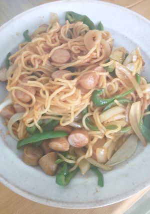 【ナポそば】♪焼きそば麺でナポリタン♪-レシピのメイン写真