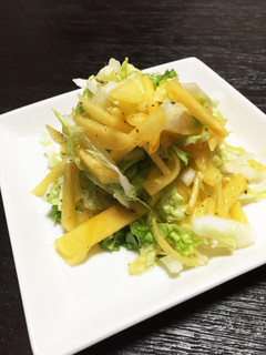 塩揉みナシ★白菜と柿の漬物-レシピのメイン写真