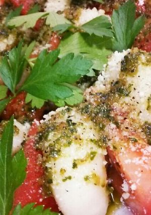 豆腐で白玉粉でカプレーゼ?!-レシピのメイン写真