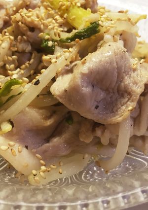 豚もも肉のレモンペッパーソテー☆*+-レシピのメイン写真