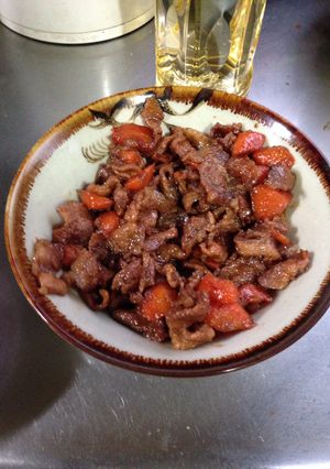 【お弁当の定番⁈】豚肉とにんじんの甘煮-レシピのメイン写真