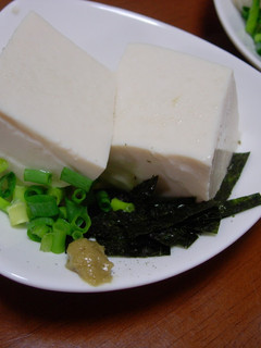 お豆腐は塩と薬味で♫♬-レシピのメイン写真