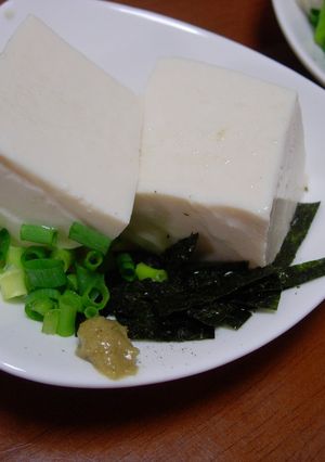 お豆腐は塩と薬味で♫♬-レシピのメイン写真