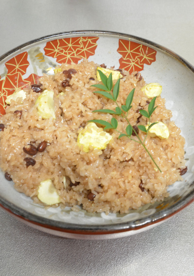 赤飯（おこわ）蒸し器-レシピのメイン写真
