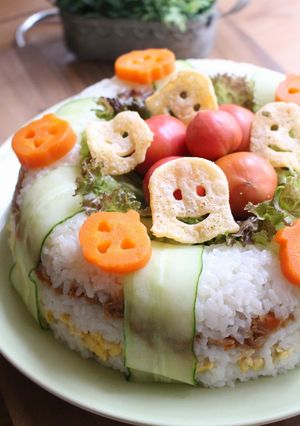 すし酢DE手軽にケーキ寿司♪-レシピのメイン写真