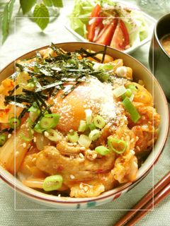 カレー味❀我が家の豚キムチ丼。-レシピのメイン写真