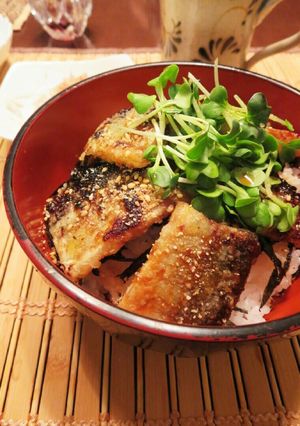 秋刀魚の蒲焼き丼-レシピのメイン写真