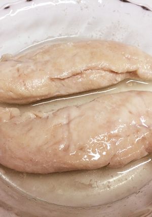 簡単！レンジで鶏ささみ蒸し（作り置き）-レシピのメイン写真