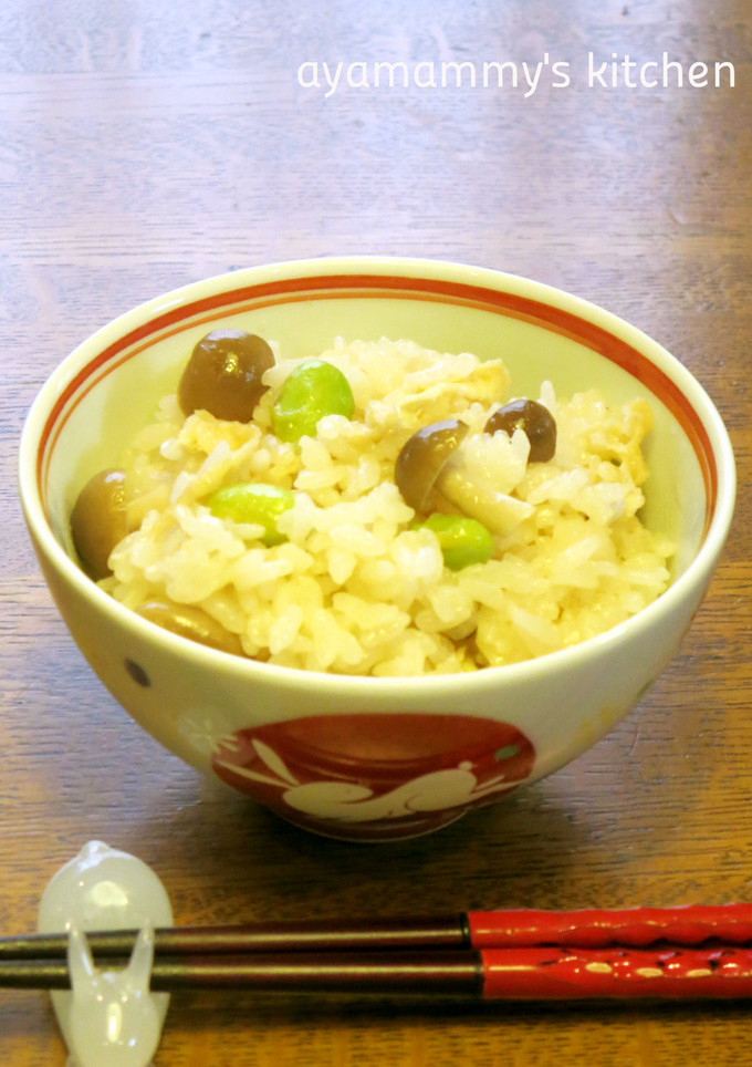 しめじと枝豆の炊き込みごはん✿-レシピのメイン写真