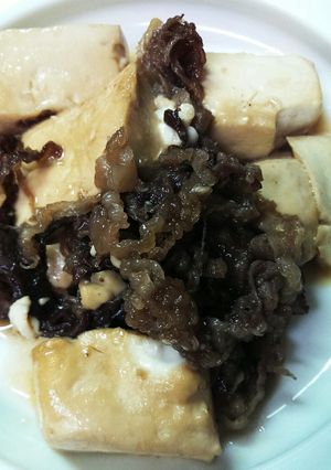 simple♪豆腐と牛肉の煮物-レシピのメイン写真