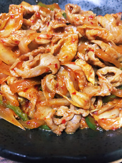 豚肉とキムチの炒め物-レシピのメイン写真