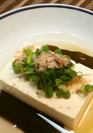 お皿で簡単♡1人湯どうふ-レシピのメイン写真