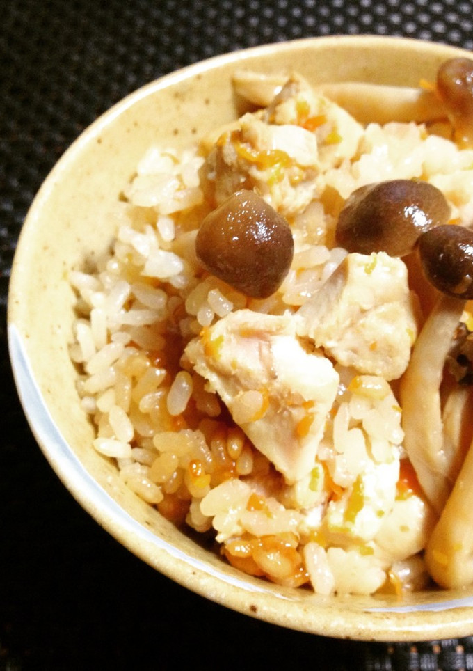 きのこと鶏肉のほっこり♡炊込みご飯-レシピのメイン写真