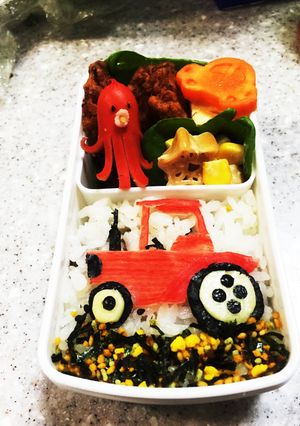 トラクター弁当☆キャラ弁-レシピのメイン写真