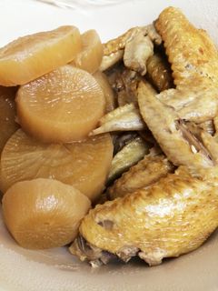 簡単☆手羽先(手羽元)大根の煮物!-レシピのメイン写真