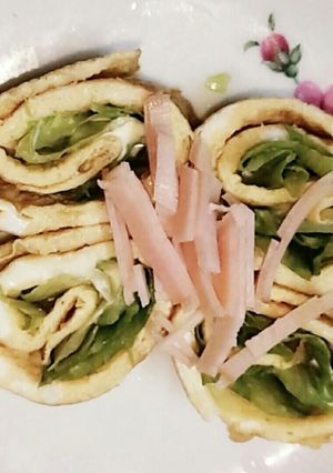 卵ロ−ル-レシピのメイン写真