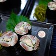 酢じめイワシの海苔巻き