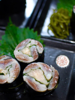 酢じめイワシの海苔巻き-レシピのメイン写真