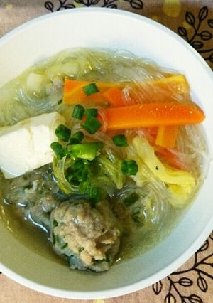 スープが美味しい♪我が家の肉団子スープ☆-レシピのメイン写真