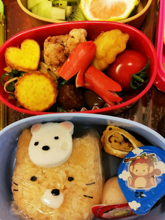 すみっこぐらし キャラ弁♡ねこ♡くま-レシピのメイン写真
