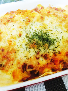 餃子の皮で簡単ラザニア-レシピのメイン写真