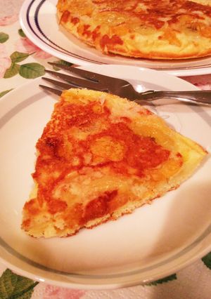 2食感が楽しめる バナナホットケーキ:)-レシピのメイン写真
