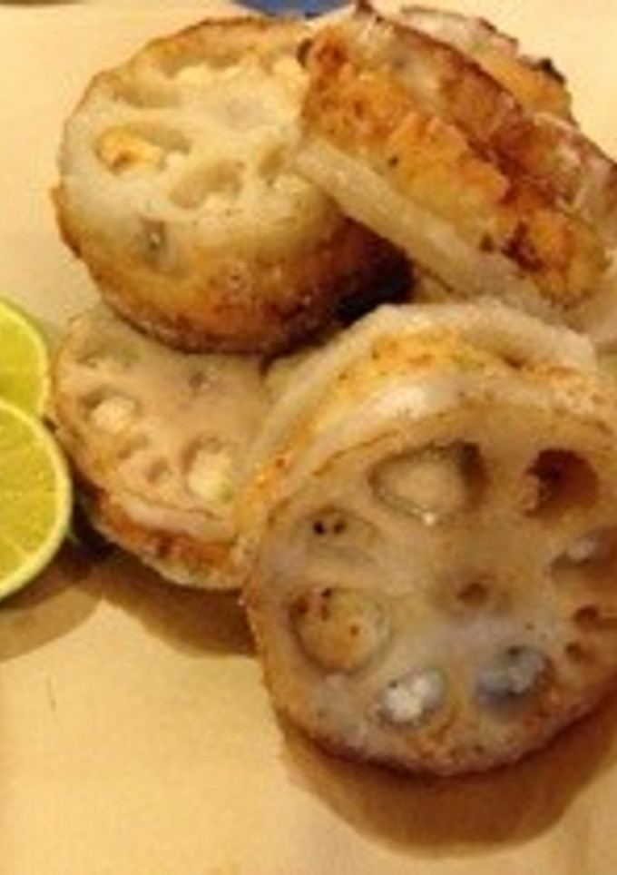 簡単美味しい♡れんこんはさみ揚げ-レシピのメイン写真