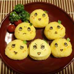 A picture of ふなっしーツムツム☆おにぎり♪.