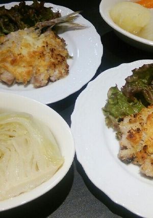 手間なし鯵のチーズパン粉焼き-レシピのメイン写真