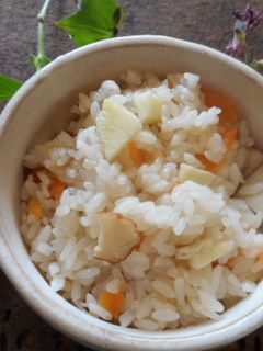 まこもたけとさつま揚げの炊き込みご飯-レシピのメイン写真