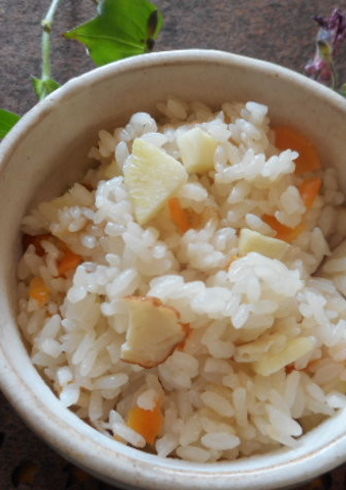まこもたけとさつま揚げの炊き込みご飯-レシピのメイン写真