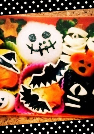 賑やか☆ハロウィン キャラ弁当-レシピのメイン写真