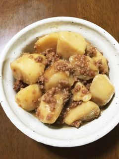 簡単♩里芋のそぼろ煮-レシピのメイン写真