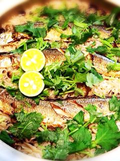 秋刀魚の土鍋炊き込みご飯-レシピのメイン写真