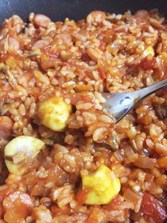栗ご飯 リメイク☆トマトリゾット-レシピのメイン写真