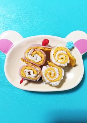 玉子で簡単渦巻き♩ お弁当に♫-レシピのメイン写真