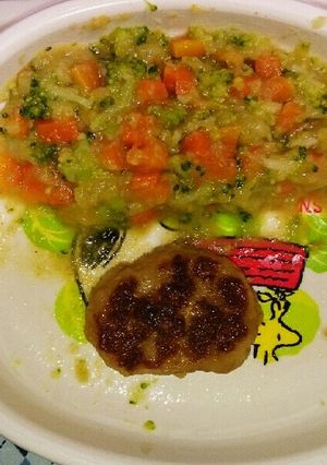 離乳食後期 お刺身ハンバーグ-レシピのメイン写真