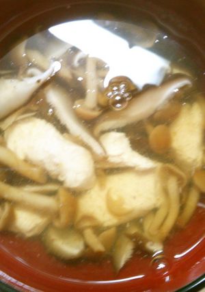 簡単ヘルシー♪なめこと鶏ささみのお吸い物-レシピのメイン写真