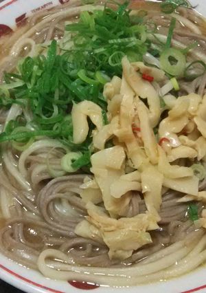 ラーメンの味噌ダシで、ダブル麺-レシピのメイン写真