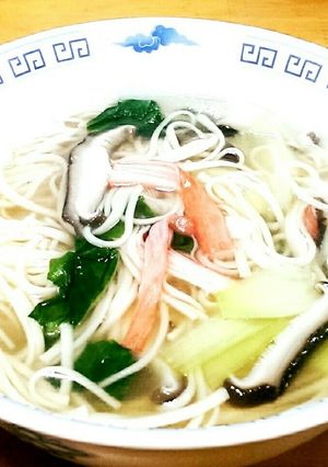 創味シャンタンで中華風にゅうめん♪-レシピのメイン写真