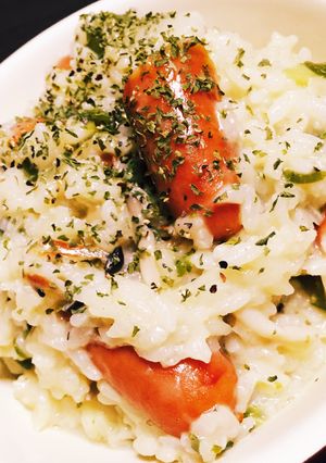 冷凍庫にあるもので大胆チーズリゾット-レシピのメイン写真