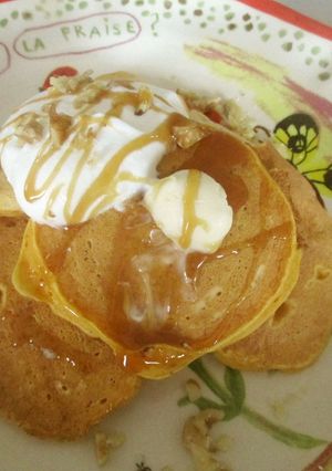 パンプキン パンケーキ1-レシピのメイン写真