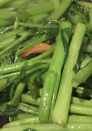 カサが減らない！空芯菜の炒め方-レシピのメイン写真